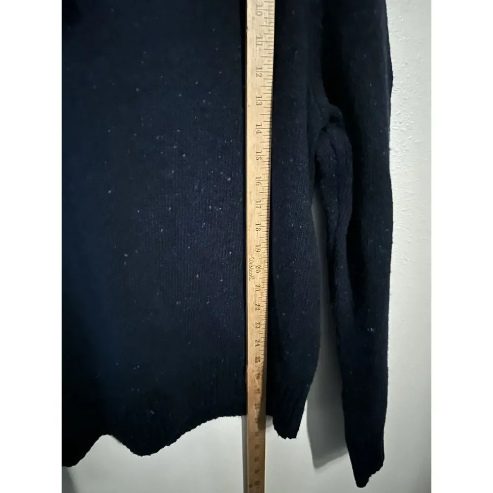 Polo Ralph Lauren Men's Speckled Wool Blend Crewneck Sweater Navy Size XL‎ new